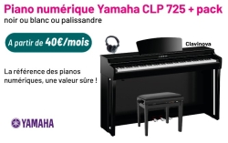 Pack Piano Clavinova Yamaha CLP 725 La Mi du Piano